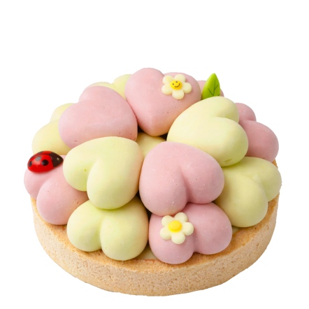 麝香白桃青蘋果冰淇淋蛋糕